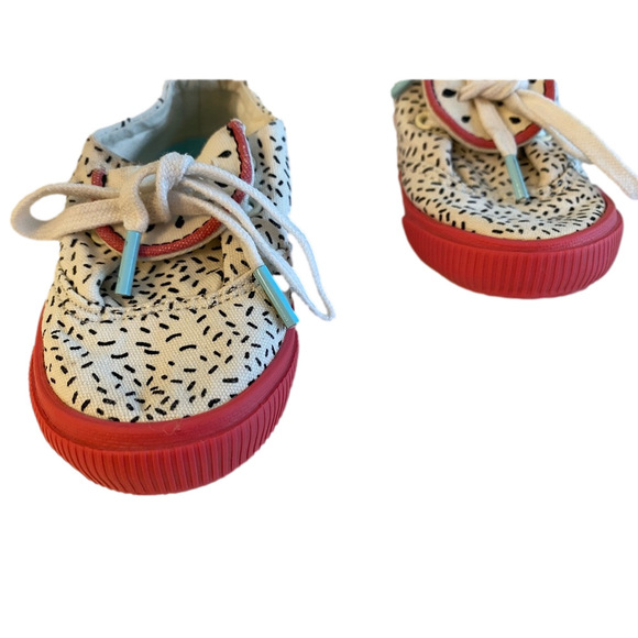 Zara baby “watermelon” print sneakers LITTLE FRUIT PLIMSOLLS - Picture 2 of 7
